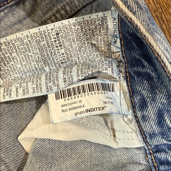 Zara Blue Flare & Wide Leg Jeans - Picture 4 of 11